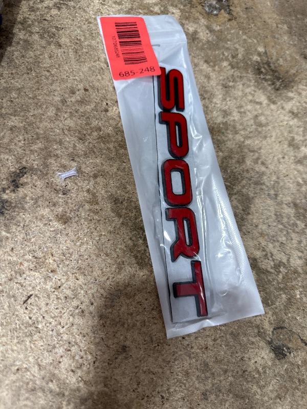 Photo 1 of 1 PCS New 3D Zinc Alloy Chrome Limited Sport Emblem Lettering Tailgate Boot Lid Emblem Badge Especially for SUV Sport Car.(Red)