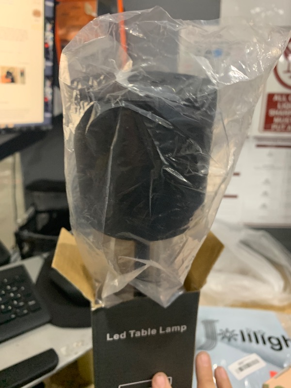 Photo 1 of ***FOR PARTS ONLY/ NON-FUNCTIONAL*** Fluxora LED Table Lamp, Rechargeable Cordless with 3 Color Dimmable Light, Portable Metal for Indoor & Outdoor Use (Black)