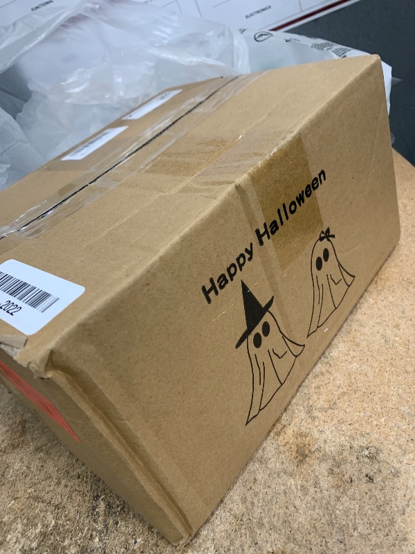 Photo 1 of [Timer] Light Up Halloween Ghost Decorations, Set of 2 DIY Spooky Ghosts Crafts, Scary Ghost for Halloween Decor Indoor Home Mantel Shelf & Tabletop Decor