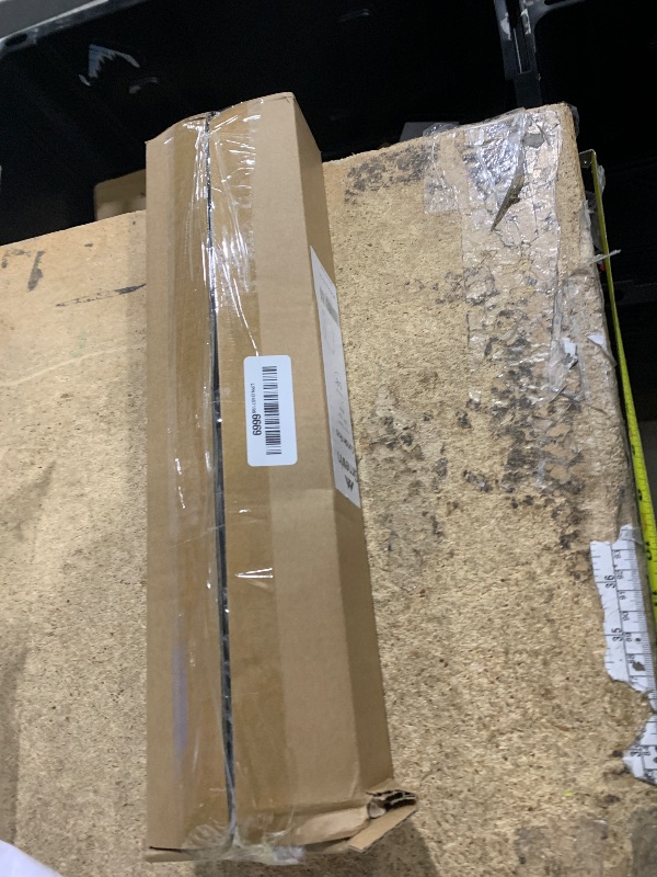 Photo 1 of ***(COLOR WHITE) MISSING ASSEMBLY ADHESIVE**** SIMEWIN Curtain Rods No Drilling for Windows 30 to 120 Inches,5/8 Inch Diameter No Drill Small Curtain Rod Set with 3M Adhesive Brackets, Black