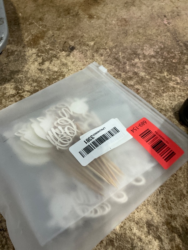 Photo 1 of 24Pcs Lemon Oh Baby Cupcake Toppers for Baby Shower Birthday Party Decorations, Lemon Baby Birthday Party Supplies (Pink)