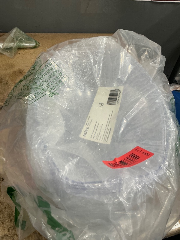 Photo 1 of 12 Pack Clear Oval Plastic Serving Bowls (64 Oz) - Disposable Dishes, Taco Bar Serve Set, Chip Bowls for Parties, Snack/Salad Containers, Prestee Candy/Party Bowl for Serving Food