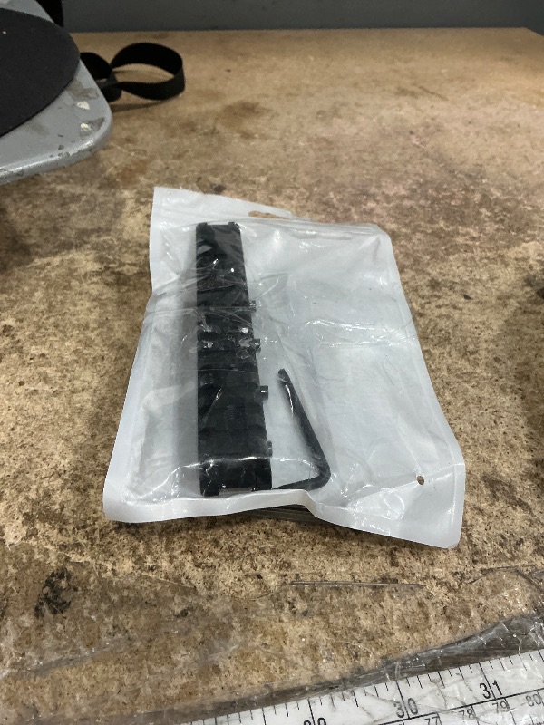Photo 1 of ***HAS SCRAPES & SCRATCHES**** Dovetail to Picatinny Rail Adapter, 11mm Dovetail to 21mm Upgraded Build-in Locking Screws Picatinny Rail Low Profile Scope Mount Converter Base 3/8" to 7/8" Converter-14 Slots-Black-(1 Pack). *** bundled with hole covers/br