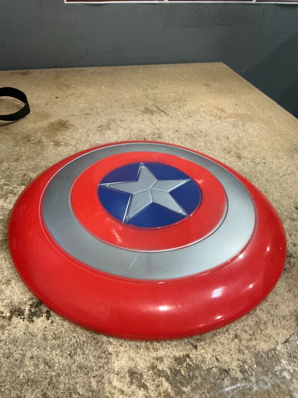 Photo 1 of 12.6 inch Captain Shield Children's Costume Props Halloween Cosplay Children's Party Birthday Gift