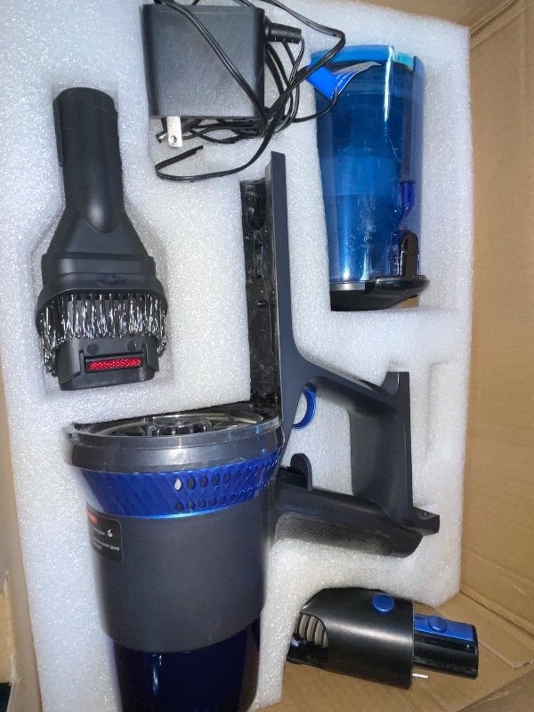 Photo 1 of (used)(see images) BonePone V25 Cordless Vacuum Cleaner, 680W 60Kpa Powerful Stick Vacuum with Dust Sensor, Digital Display