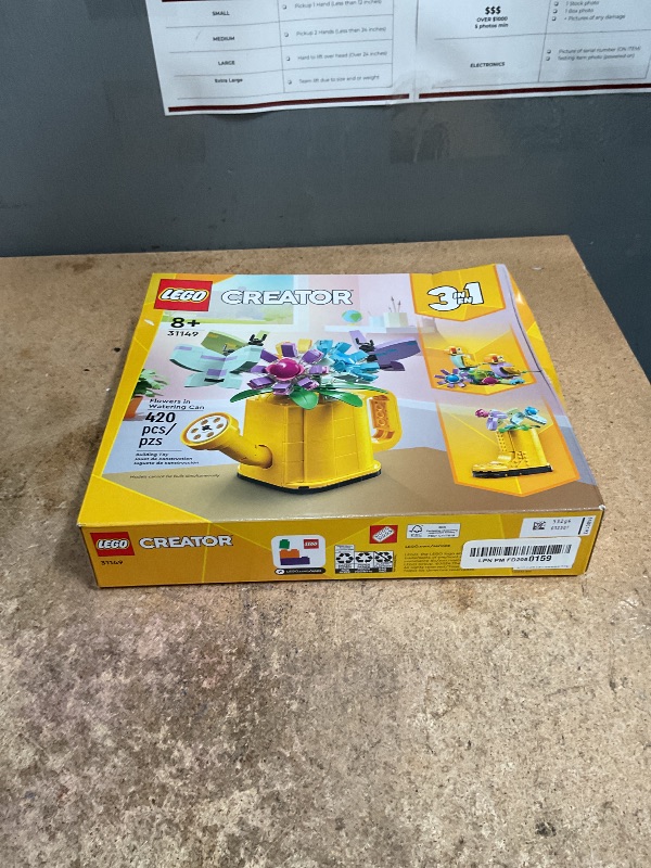 Photo 1 of *BRAND NEW* LEGO Creator 3 in 1 Flowers in Watering Can Building Toy Set - Fun, Creative Activity for Kids, Girls and Boys, Ages 8+ - Building Options for Rain Boots or Birds - Cute Birthday Gift Idea - 31149