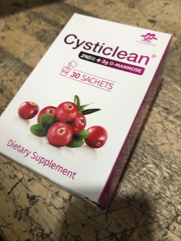 Photo 1 of **EXP: 07/2027** Cysticlean 240mg PAC + D-Mannose 2g