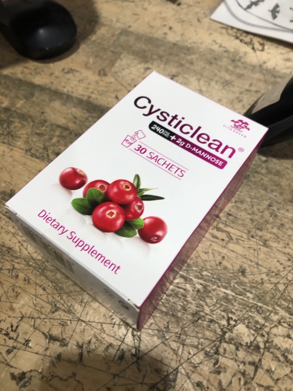 Photo 1 of **EXP: 07/2027** Cysticlean 240mg PAC + D-Mannose 2g