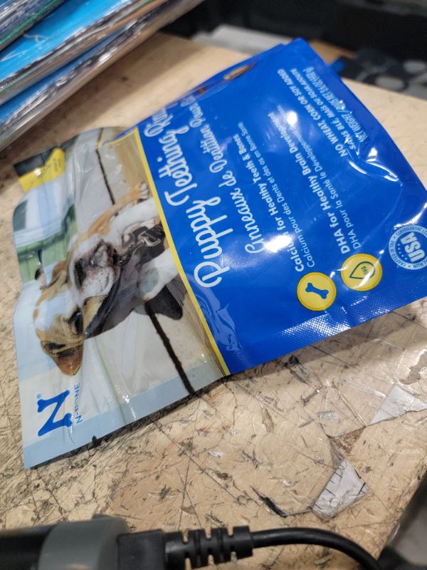 Photo 1 of **EXP:03/25/2026** N-Bone 3-Rings Puppy Teething Ring, Chicken Flavor