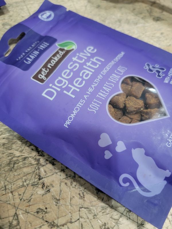 Photo 1 of **EXP:04/07/26** Get Naked 1 Pouch Furball Relief Soft Treats For Cats, 2.5 Oz(pack of 1)