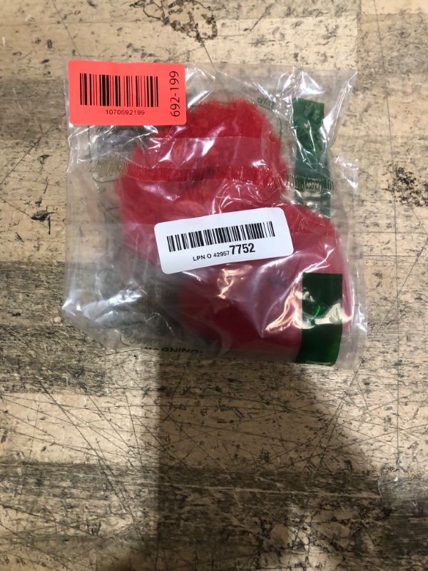 Photo 1 of ***SHED ALOT*** Mljsh 2 PCS Red Faux Rabbit Fur Hair Ties, Soft Fuzzy Scrunchies with Elastic Band, Fluffy Hair Bands for Girls Women, Hair Accessories