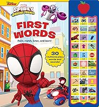 Photo 1 of **HAS SOME TORN PAGES*** Marvel Spider-man - Spidey and His Amazing Friends - First Words! Point, Match, Listen, and Learn! 30-Button Sound Book – PI Kids
