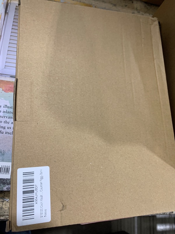 Photo 1 of 10000 Savings Challenge Box, Cashbox Kakeibo Money Box, Cash Vault Wooden Savings Box 10,000 Dollar, Reusable Digital Piggy Bank for Adults Kids, Money Save Box 10k Money Saver