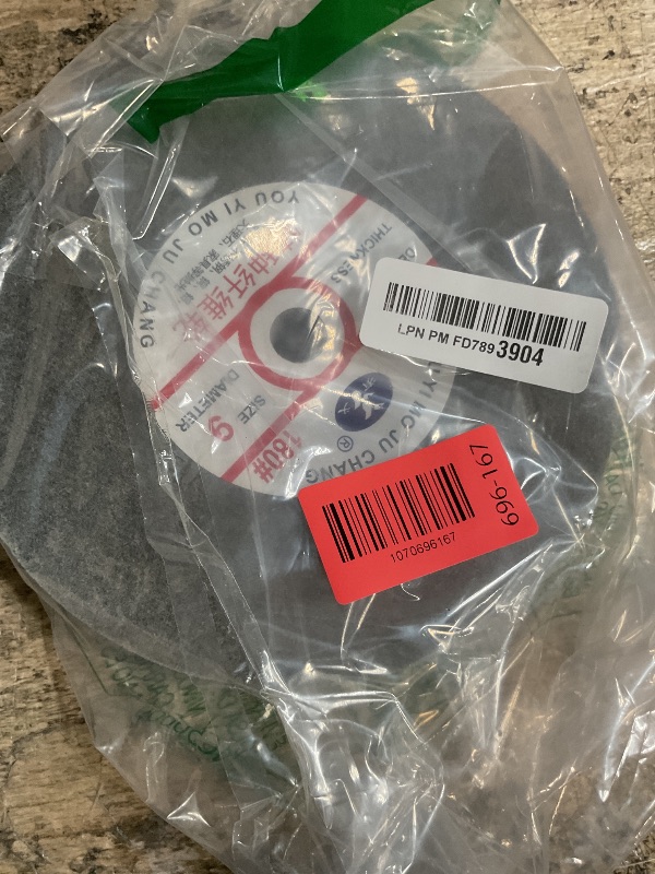 Photo 1 of ??????? 8" x 1" Fiber Buffing Wheel - 5/8 Inch Arbor Hole Aluminum Buffing Wheels 180 Grit Fiber Polishing Wheel for Bench Grinder (9P)