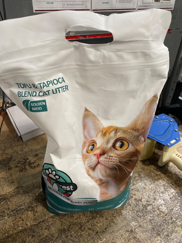 Photo 1 of **ONE BAG ONLY** MoonForest Tofu Cat Litter,Natural Odor Control Dust-Free Clumping Litter(5.5lb×3bags)