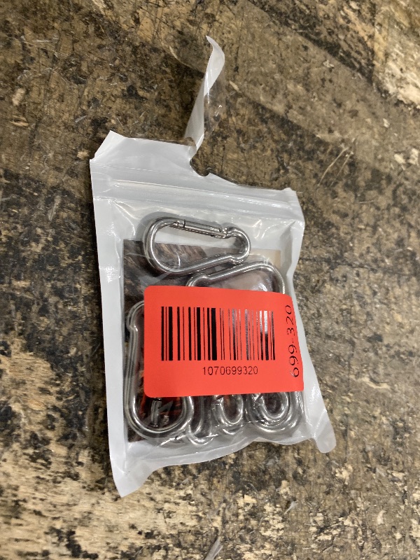Photo 1 of 10 PCS Stainless Steel Carabiner Clip Spring-Snap Hook - Lotsun M4 1.57 Inch Heavy Duty Carabiner Clips for Keys Swing Set Camping Fishing Hiking Traveling