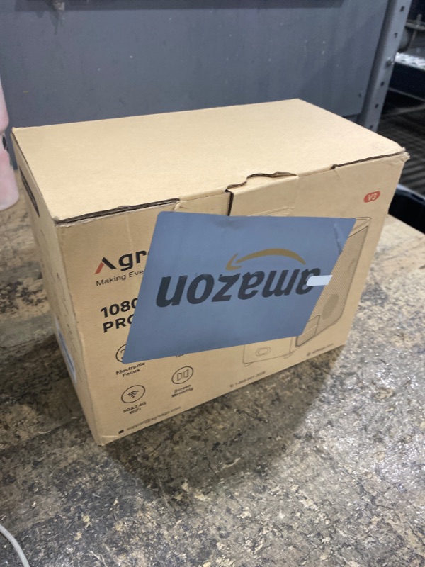 Photo 1 of [Electric Focus] Projector with WiFi and Bluetooth, Native 1080P 15,000 Lumens 4K Supported, Agreago Outdoor Movie Projector for Home Theater UP to 300", for iOS/Android/TV Stick/HDMI/USB