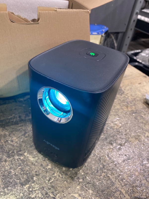 Photo 1 of [Electric Focus] Projector with WiFi and Bluetooth, Native 1080P 15,000 Lumens 4K Supported, Agreago Outdoor Movie Projector for Home Theater UP to 300", for iOS/Android/TV Stick/HDMI/USB