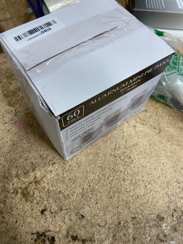 Photo 1 of (60 Pack) Pie Tins 5 inch, Disposable Mini Pies Tin, Tart Aluminum, Individual Serving Pans for Baking Mini Chicken Potpie, Small Homemade Cakes & Quiche, Foil Tins, Freezer-to-Oven Use