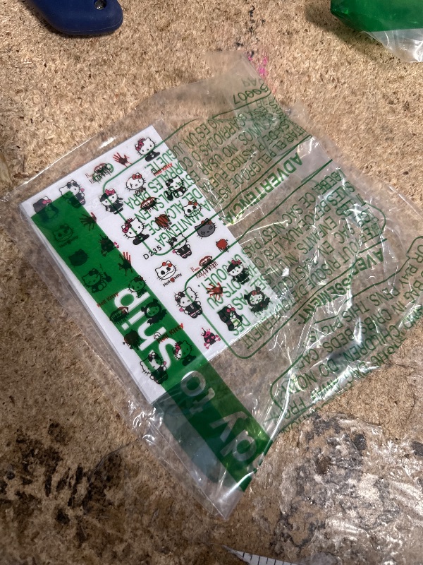 Photo 1 of 12 Sheets Halloween Nail Art Stickers Decals 3D Self-Adhesive Cute Cartoon Nail Decals with Blood Spider Bat Ghost Nail Art Supplies Charms Designs for Women Halloween Acrylic Manicure DIY Decoration