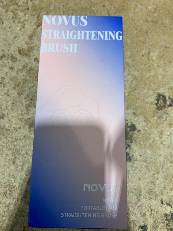 Photo 1 of ***MISSING CHARGER CORD TAKES USB C*** NOVUS Porta Mini Hair Straightening Brush for Travel– Cordless & USB Rechargeable,Ionic Hot Comb for Frizz-Free Shine,Lightweight & Anti-Scald & Quick Styling