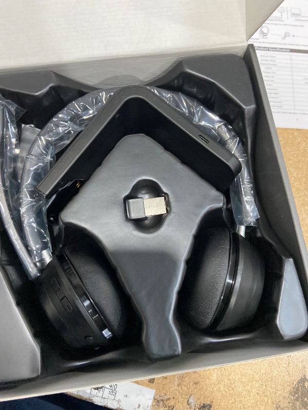 Photo 1 of (Upgraded Version) Wireless Headset, Bluetooth Headset with Noise Cancelling Microphone, Best Headphones with Mic Mute & USB Dongle for PC/Computer/Laptop/Cell Phones/Remote Work/Call Center