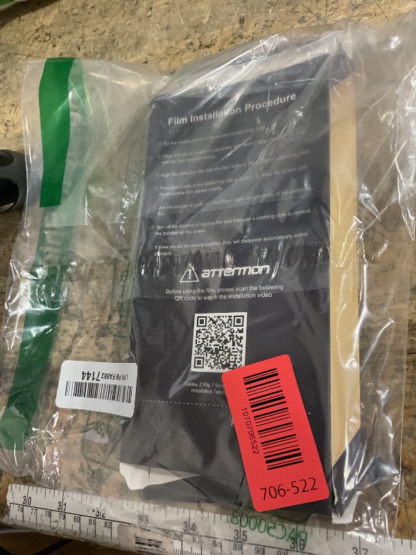 Photo 1 of [3+3+1 Pack] Screen Protector Compatible with Galaxy Z Flip 7 5G, 3 Inner TPU Film + 3 Tempered Glass + 1 Camera Lens Protectors with Alignment Tool, Easy Installation, High Clarity, Bubble Free