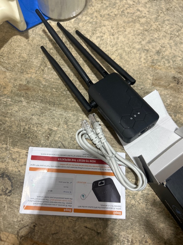 Photo 1 of 2025 WiFi Extender Internet Booster, Long Range Repeater Wireless Routers Amplifier, Mesh Wi-Fi 80% Faster | Broader Than Ever, 1-Tap Setup, Support More Network Devices at Home