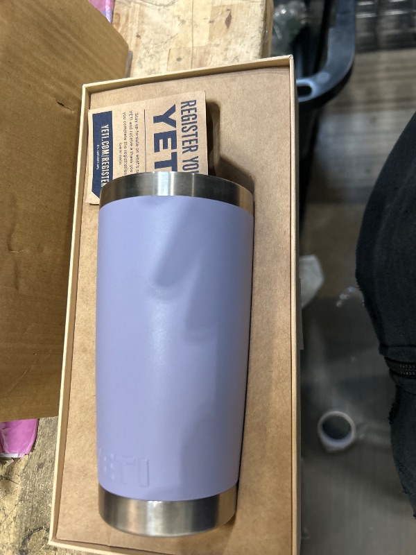 Photo 1 of **SHAKER TOP MISSING *** YETI Rambler 20 oz Cocktail Shaker, Stainless Steel, Vacuum Insulated, Cosmic Lilac