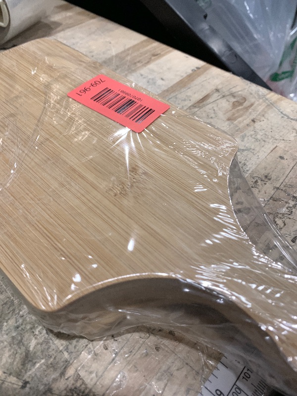 Photo 1 of Bulk Cutting Boards Mini Charcuterie Boards Bulk Wood Chopping Board Laser Engraving Serving Board with Handle Charcuterie Boards for Pizza, Bread, Cheese, Charcuterie, Fruit 11" x 5" Bamboo