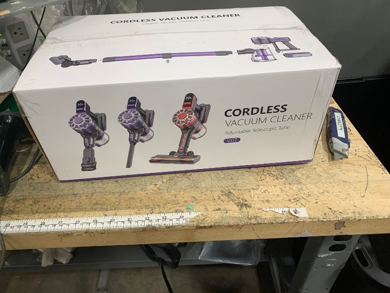 Photo 1 of (not working)(sold for parts only) Cordless Vacuum Cleaner,Vacuum Cleaners for Home with Super Suction,Lightweight Stick Vacuum with 35 Mins Runtime