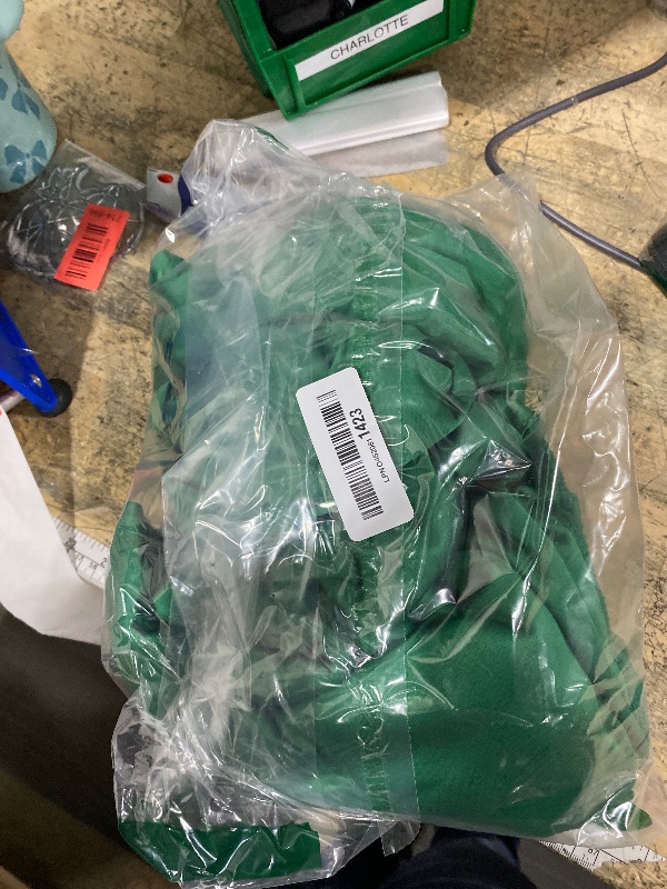 Photo 1 of 10ft x 7ft Green Backdrop Curtain for Parties Green Wrinkle Free Backdrop Drapes Panels for Baby Shower Birthday Party Photo Photography Photoshoot Polyester Fabric Background Decoration