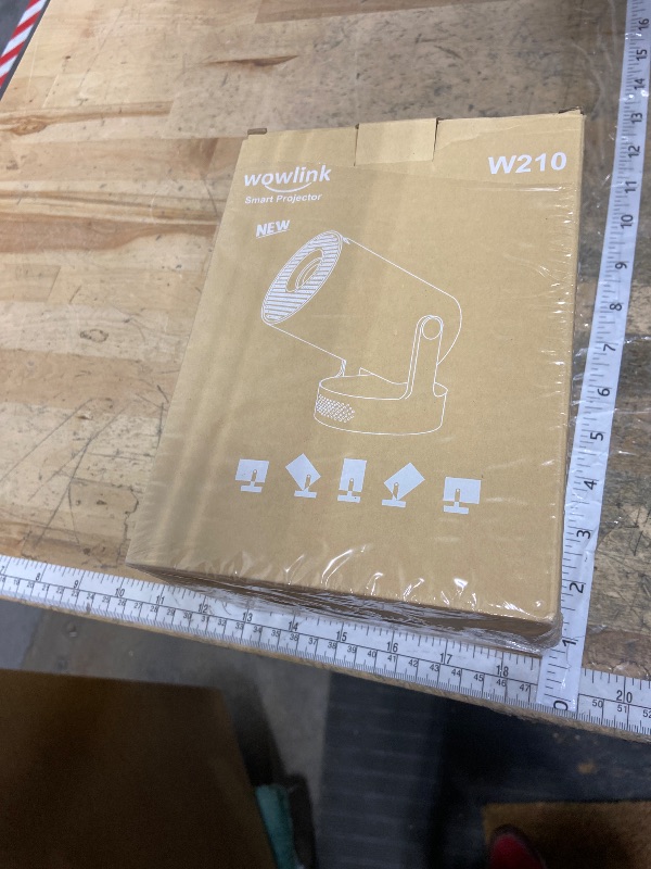 Photo 1 of [Built-in Apps & 2025 Upgraded] Mini Projector with WiFi 6 and Bluetooth 5.4 Support 4K 1080P Auto Keystone 180° Rotatable Projector Portable Compatibile with HDMI/TV Stick/Memory Stick/Laptop, White