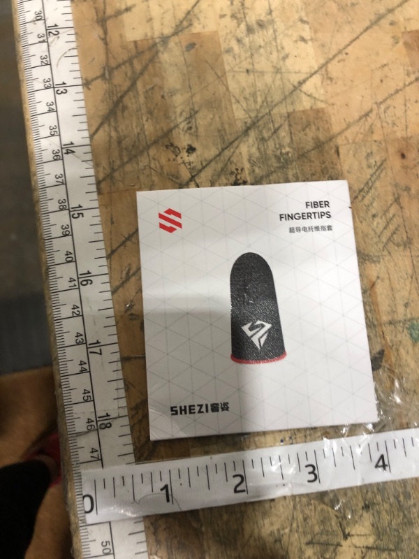 Photo 1 of 1 Pair Black for Pubg Mobile Games Gaming Finger Sleeve Breathable Fingertips Sweatproof Fingertip for Mobile Cove Slip?Gaming Accessories?Cell Phone Gaming Finger Sleeves