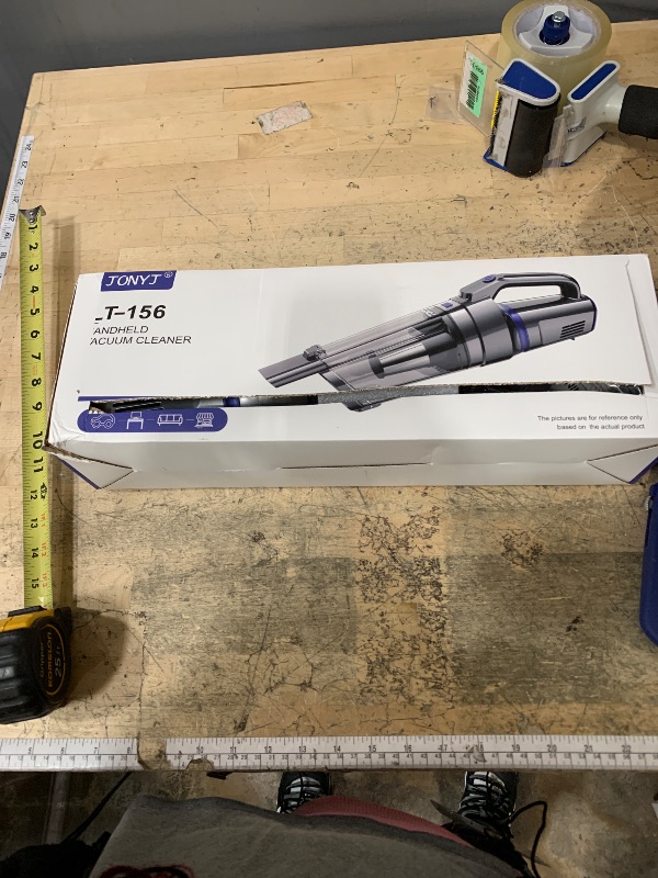 Photo 1 of (not working)(sold for parts) JONYJ Handheld Vacuum Cordless, 16000PA Strong Suction Hand Held Car Vacuum Cleaner, Portable Hand Vacuum