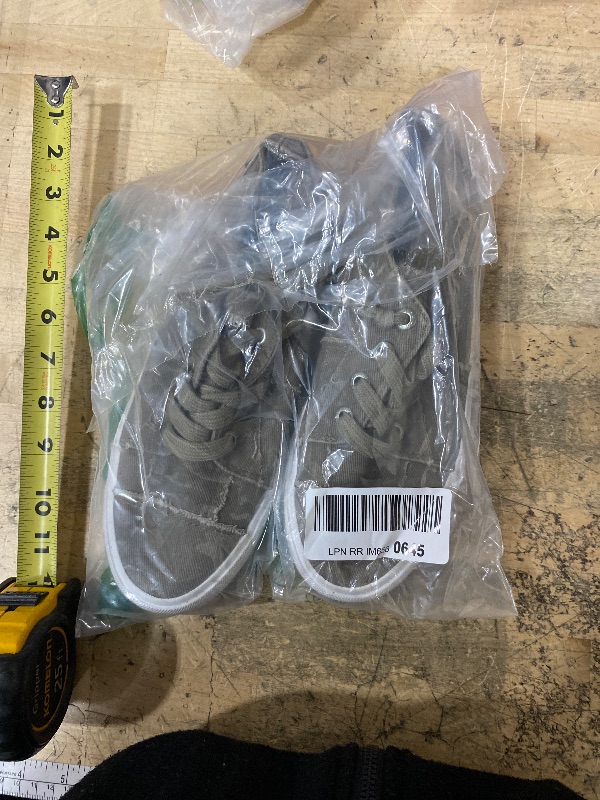 Photo 1 of ***(heavily used/ minor damage)***JENN ARDOR Slip On Canvas Shoes for Women Low Top Fashion Sneakers Comfortable Walking Flats Grey 9.5