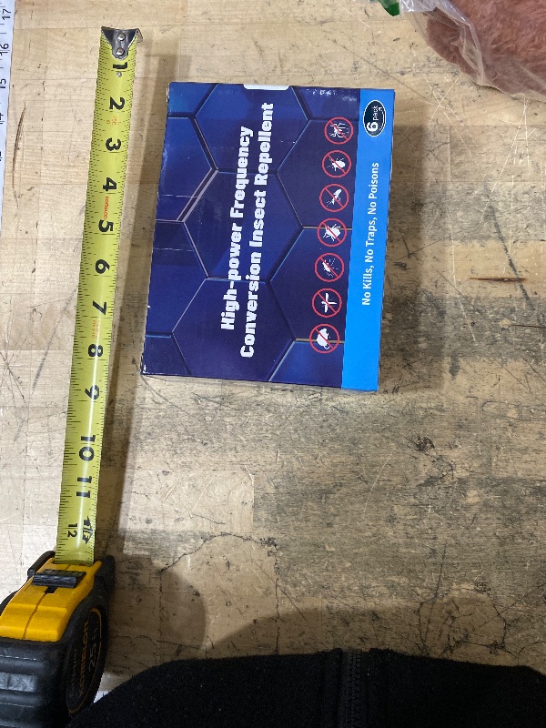 Photo 1 of (2025 Upgraded) Ultrasonic Insect & Pest Indoor Repeller, Plug-in Control Electronic Repellent for Rodent, Mice, Rats, Roaches, Bugs, Ants, Spiders, Mosquitoes, Home, 2 Mode Switching (6 Pack)1070720212