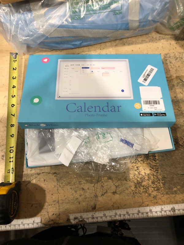 Photo 1 of 10.1 Inch Smart Digital Calendar Planner & Chore Chart, IPS HD Touchscreen Interactive Display, Smart Family Planner, Digital Picture Frame for Seamless Scheduling - Share Photos/Videos via App