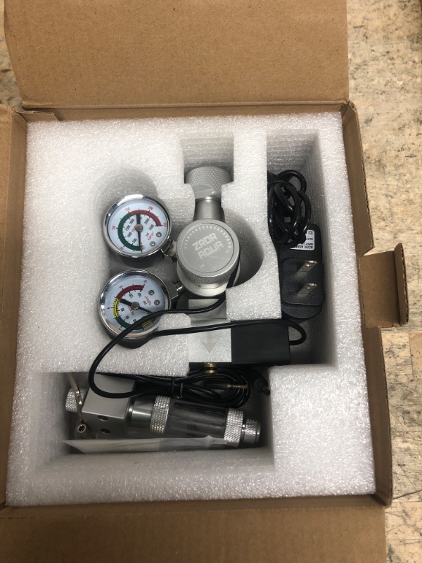Photo 1 of ***MISSING MONITOR**** ZRDR CO2 Regulator Aquarium New Upgraded Automatic Timing Motor Valve with Big Dual Gauge Display?Bubble Counter, Check Valve, Aquarium CO2 Kit fits Two Standard American Tanks