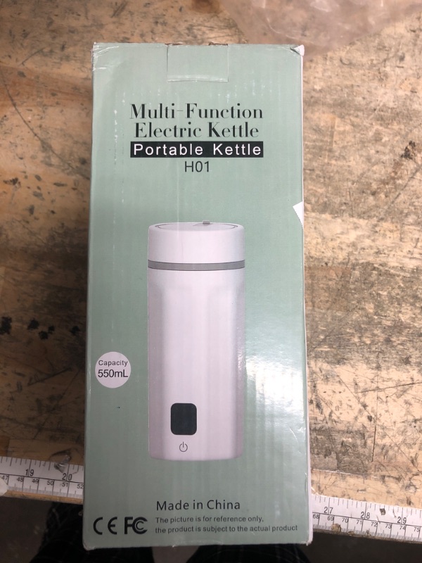 Photo 1 of ****FOR PARTS ONLY/NON-FUNCTIONAL****** WAHMONNY Travel Electric Kettle, Dual Voltage 110V-240V Portable Kettle 6-Temp Control,304 Stainless Steel Small Mini Tea Coffee Kettle,400W Fast Water Boiler, Black (550ML)