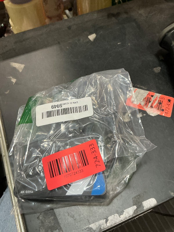 Photo 1 of [Upgrade] HDMI Switch 3 in 1 Out, 4K@60Hz HDMI 2.0 Switch Splitter with 2.6FT Long HDMI Cable, 3-Port HDMI Switcher Selector, Supports 4K 30Hz 3D 1080P HDCP2.2 for PS5 Xbox DVD Player Fire Stick PC