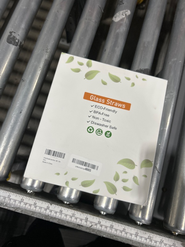 Photo 1 of 10 Pcs Reusable Bent Glass Drinking Straws,9''x10 mm Colorful Glass Straws for Beverages, Shakes, Milk Tea, Juices,Set of 10 Bent with 2 Cleaning Brushes -Shatter Resistant