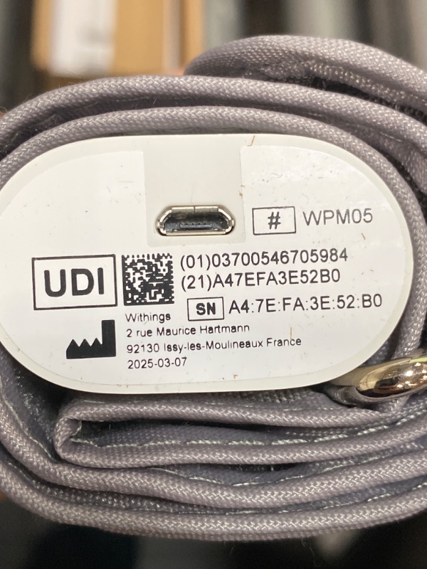 Photo 1 of ** ITEM HAS ISSUES WITH FUNCTIONALITY, DOES NOT TURN ON WITHOUT CHARGER**
Withings BPM Connect - Digital Blood Pressure Cuff & Heart Rate Monitor - Blood Pressure Machine Arm Cuff, FDA Cleared, FSA/HSA Eligible, IOS & Android