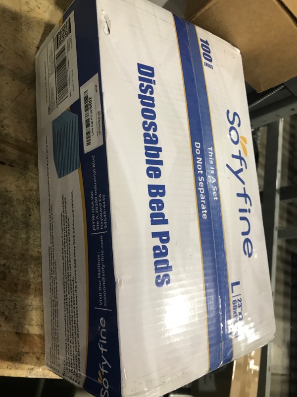 Photo 1 of 100 Count Disposable Beds Pads,23"x36" Waterproof Adults Incontinence Chucks Underpads,Absorbent Leakproof Pee Pads for Kids,Elderly,Extra Large Dog Puppy Training Pad,Baby Changing Liner