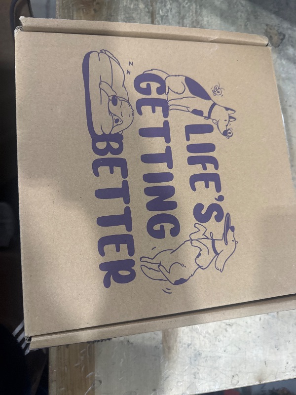 Photo 1 of (CEE NOTES AND ALL PHOTOS) Slow Feeder Dog Bowl - 1.5 Cups Ceramic Puzzle Feeder for Small & Medium Breeds, Maze Design Pet Dish for Puppy & Fast Eaters, Black Non-Slip Bowl to Control Eating Speed