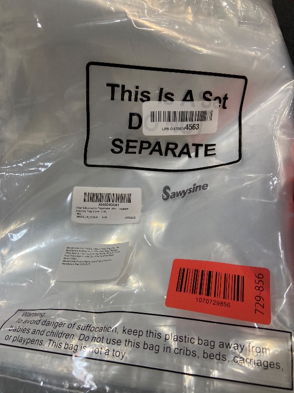 Photo 1 of 100 Pack Clear Disposable Placemats, Sticky Transparent Table Mat Tray Cover Adhesive Placemats for Baby Toddler Kids Adults Schools Family Restaurant Airplane Tray Cover