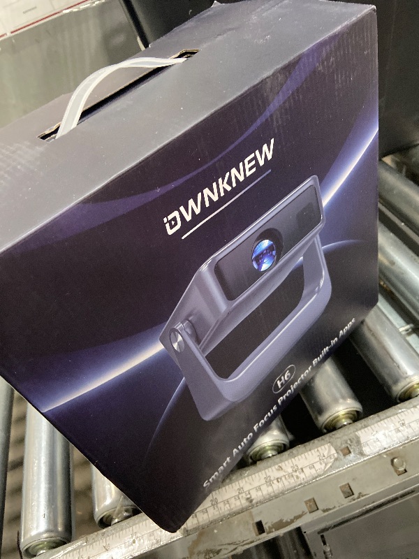 Photo 1 of ?Buit-in Google TV & Voice Control?Smart Projector with WiFi 6 and Bluetooth, 4K Support Movie Outdoor Projectors Compatible with Netflix/Prime Video/YouTube, Auto Focus Home Proyector (Grey)