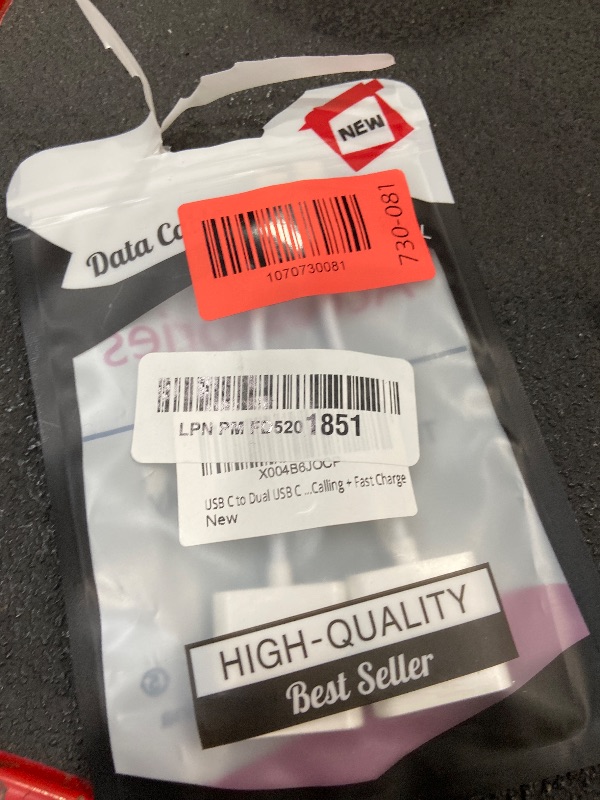 Photo 1 of [Apple MFi Certified] Dual USB C Headphone and Charger Adapter for iPhone 17, 2 Pack USB Type C to Aux Audio + Charge Dongle Adapter for iPhone 17/17 Pro/17 Pro Max/Air/16/16 Pro Max/15/15 Pro Max