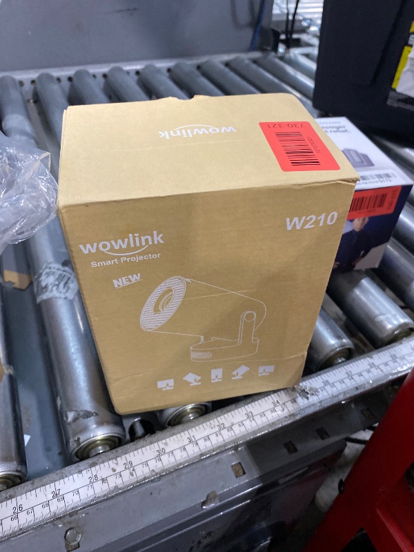 Photo 1 of [Built-in Apps & 2025 Upgraded] Mini Projector with WiFi 6 and Bluetooth 5.4 Support 4K 1080P Auto Keystone 180° Rotatable Projector Portable Compatibile with HDMI/TV Stick/Memory Stick/Laptop, White