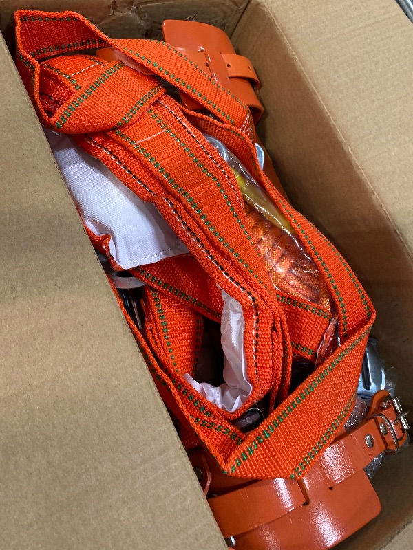 Photo 1 of wdsilkbo Tree Climbing Spikes, Tree Climbing Gear, Adjustable Tree Climbing Spurs for Tree Work, Tree Trimming Tree Climbing Kit